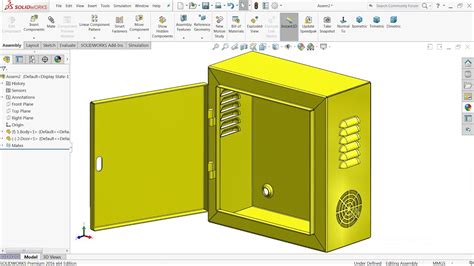 how to design open metal box in solidworks|solidworks sheet metal tutorial.